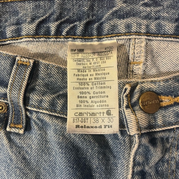 VINTAGE CAHARTT JEANS - Picture 4 of 4